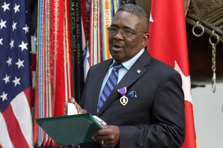 Purple Heart ceremony